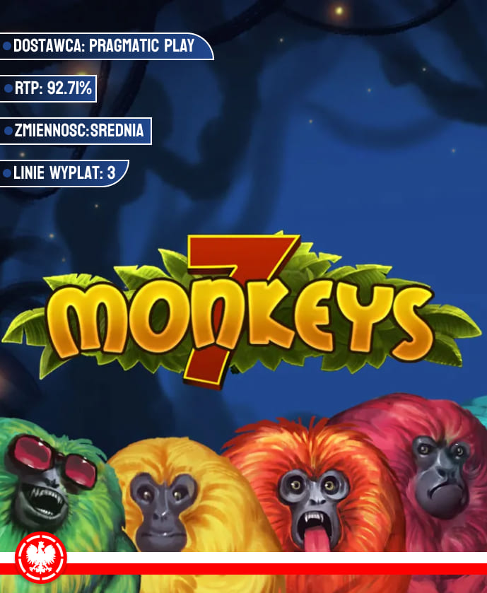 7 Monkeys od Pragmatic Play Darmowe obroty w grze 7 Monkeys od Pragmatic Play