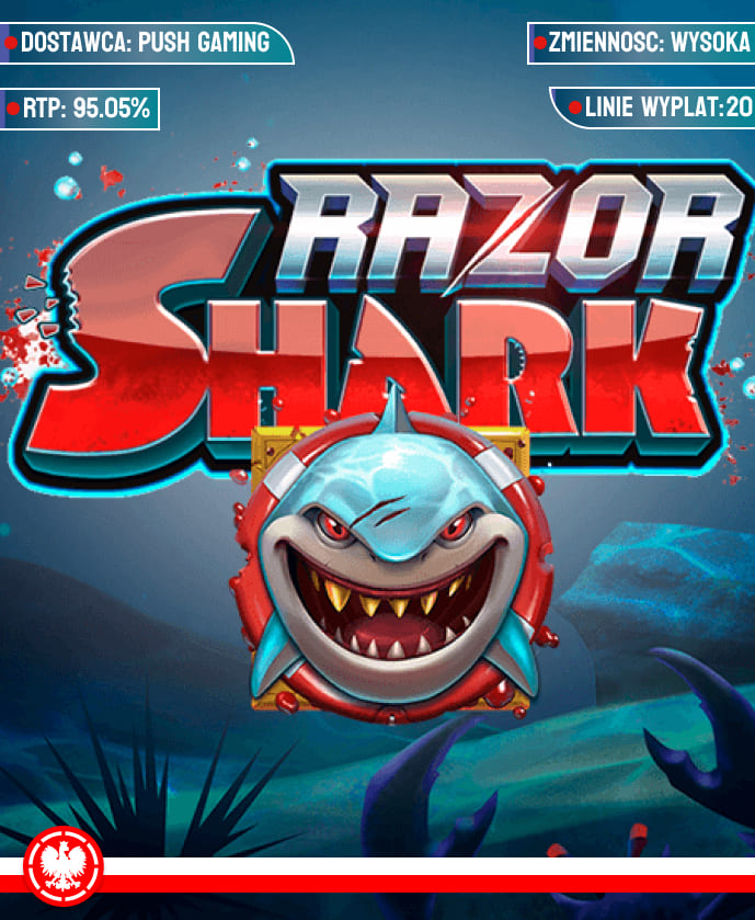 Razor Shark od Push Gaming Darmowe obroty w grze Razor Shark od Push Gaming