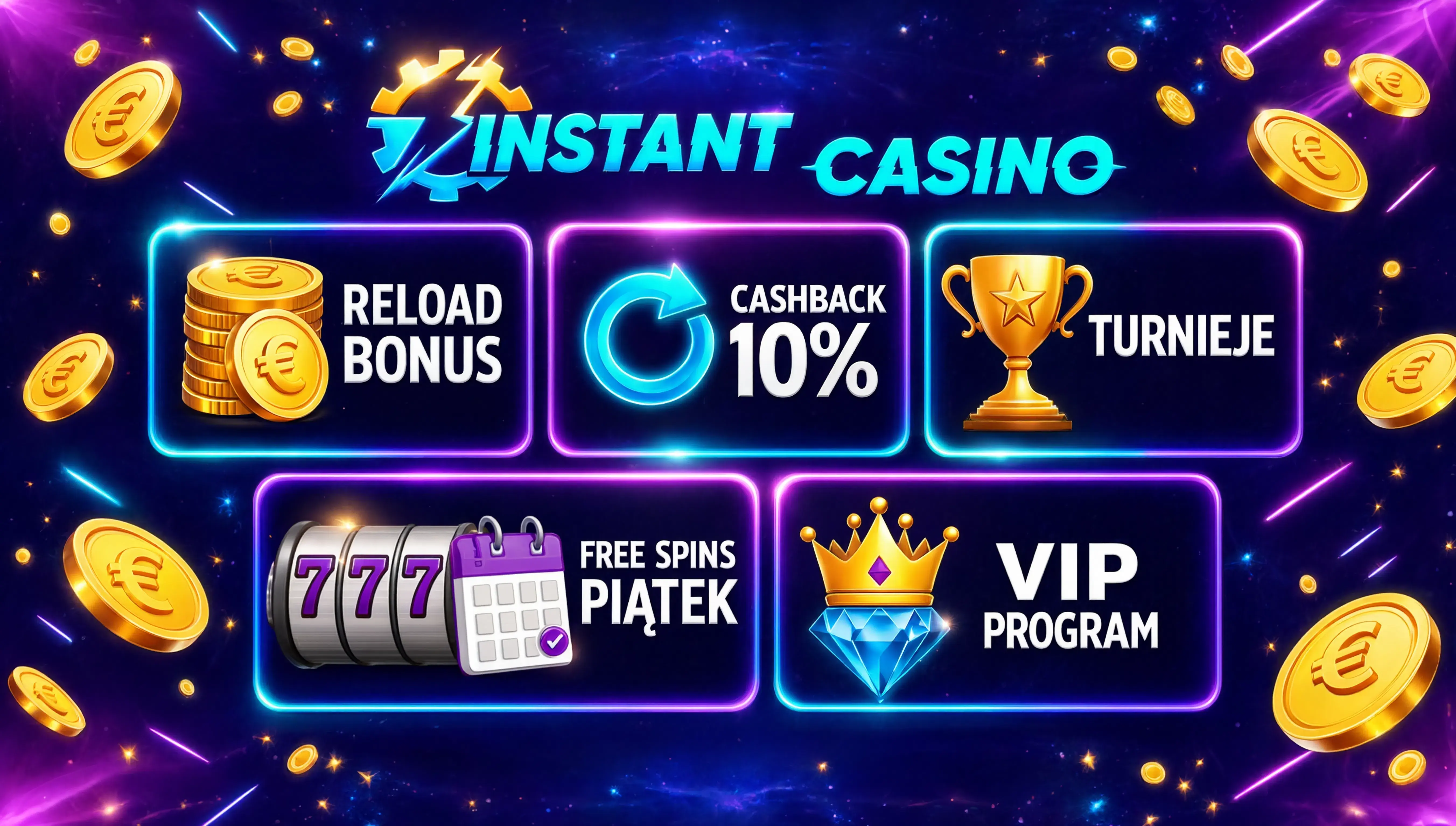 Turnieje i promocje tygodniowe w Instant Casino