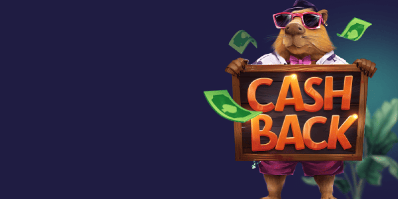Cashback. W zależności od poziomu VIP otrzymasz nawet do 25% strat.