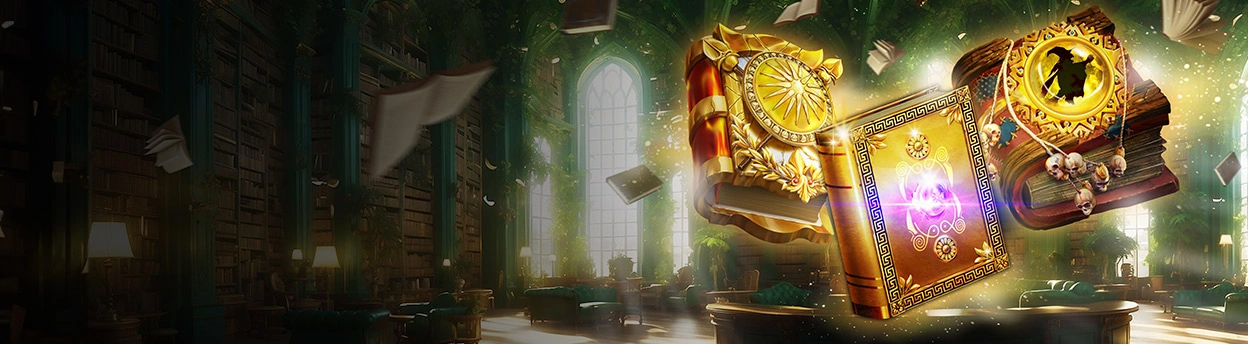 300 darmowych spinów na Starożytne księgi magii!